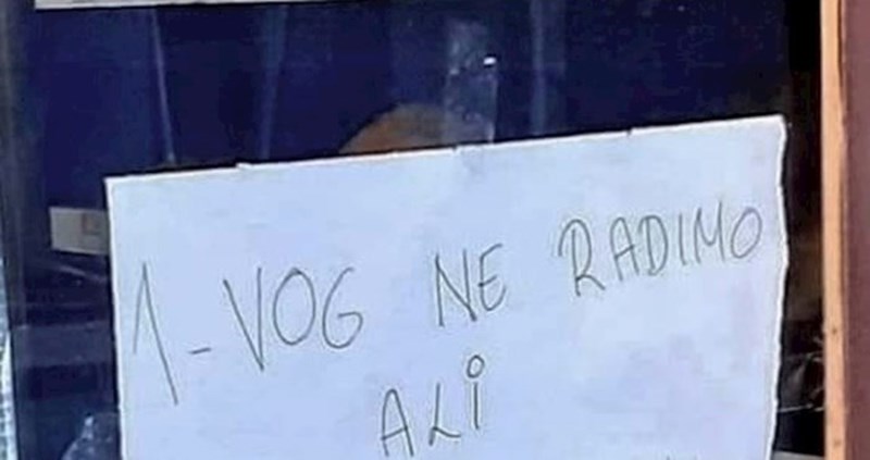 Ovakvo radno vrijeme još niste vidjeli, pogledajte što je vlasnik dućana napisao