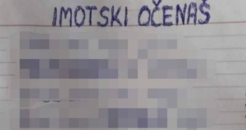 Imotska verzija poznate molitve izazvala je salve smijeha u cijeloj zemlji, morate vidjeti ovaj hit