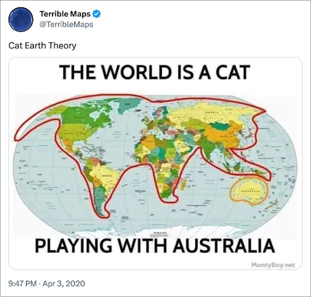 19. Svijet je mačka koja se igra s Australijom