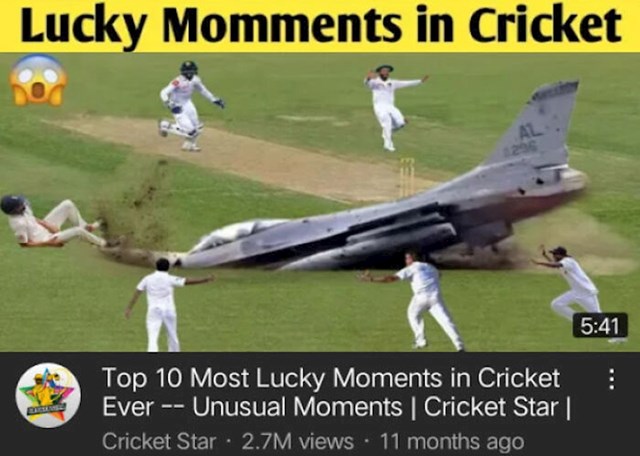 6. Kriket je očito jako nepredvidljiv sport