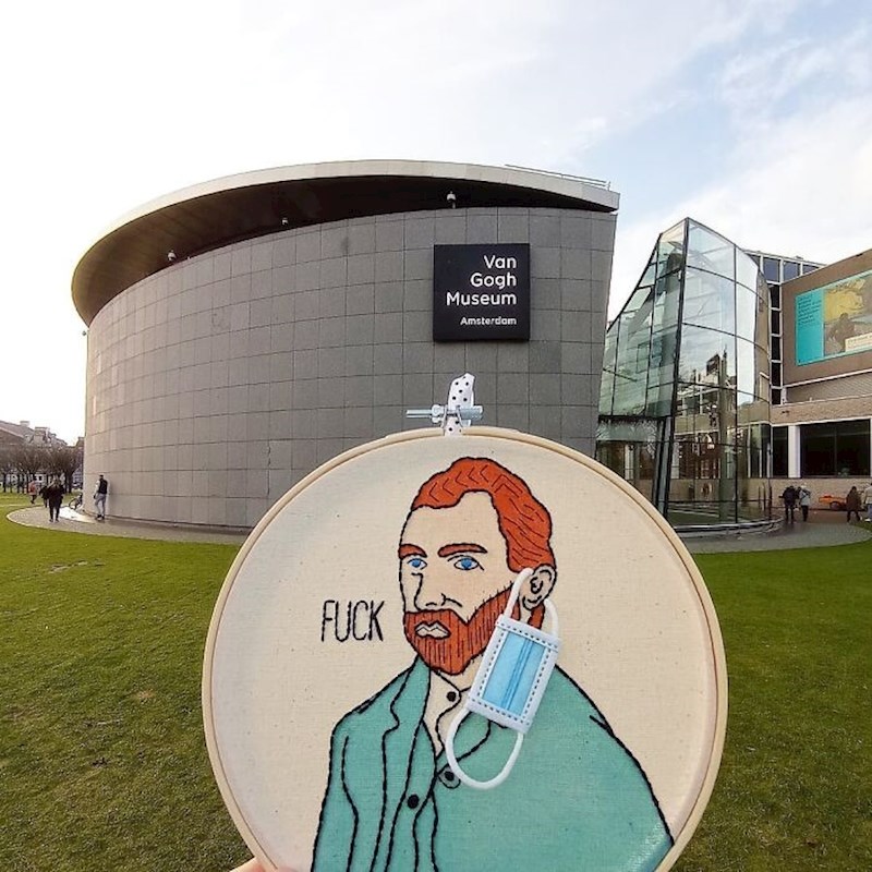 16. Našla sam idealno mjesto za fotkati svoj novi rad!