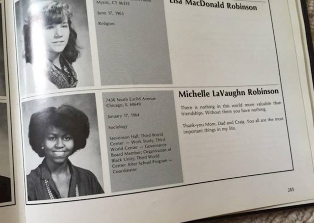 12. Michele Obama išla je u školu s mojom mamom