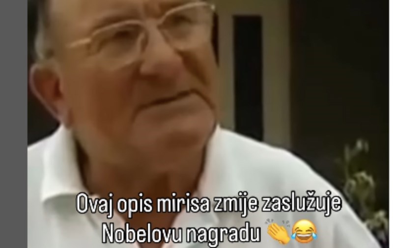 Tip je opisao kako miriše zmija i izazvao salve smijeha na cijelom Balkanu, snimka je urnebesna