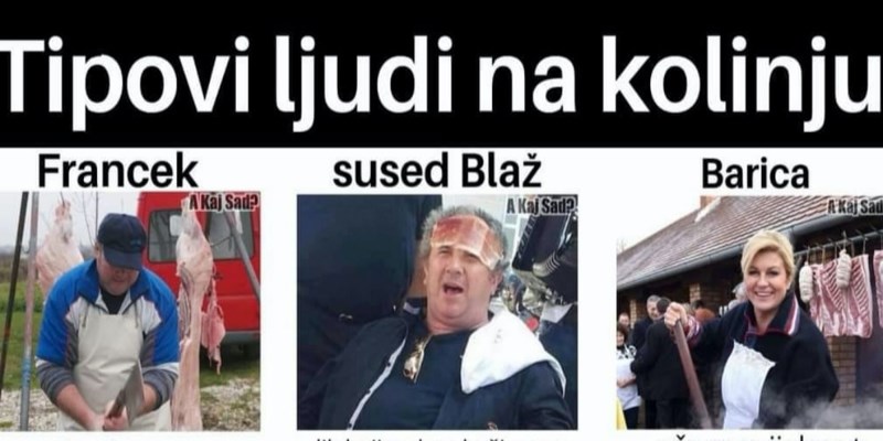 Fora o tipovima ljudi na kolinju hit je na Fejsu, istovremeno je smiješna i istinita