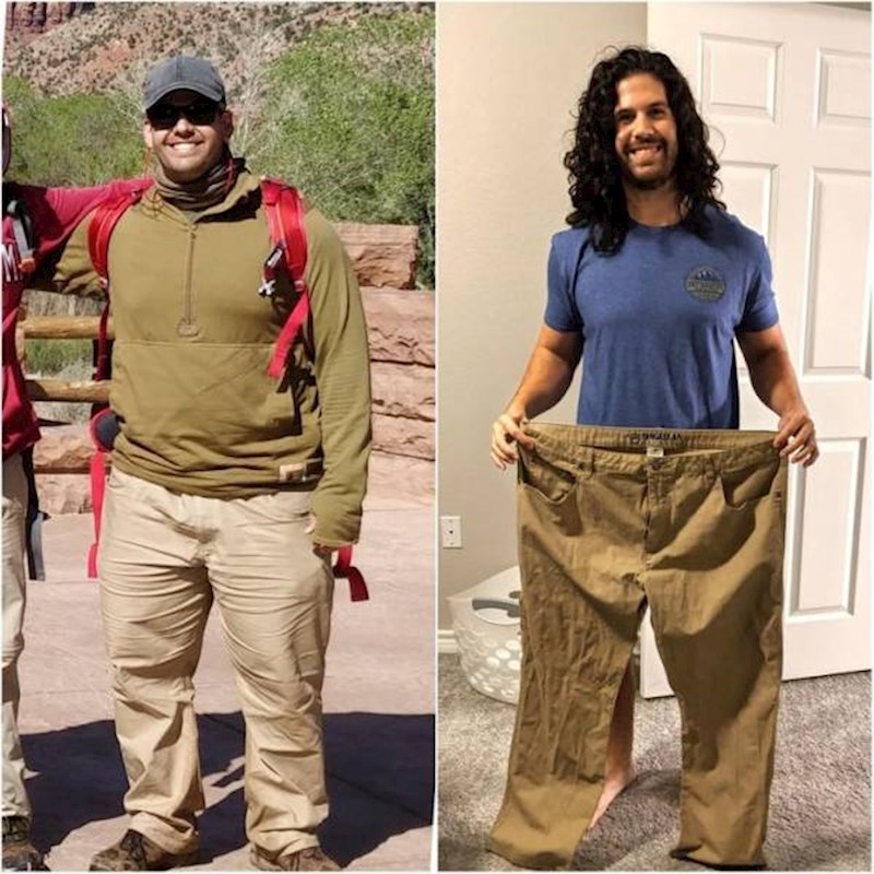 2. Odlučio je postati zdravija verzija sebe i rasturio u nešto više od godinu dana!