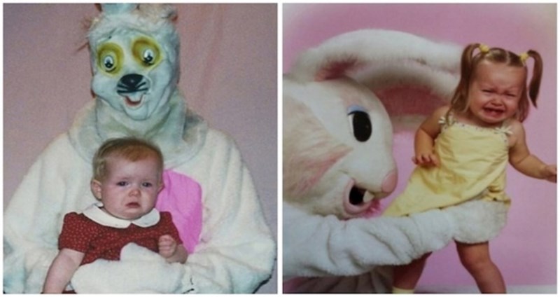 20+ retro fotki uskršnjih zečeva koji izgledaju kao iz najgorih noćnih mora