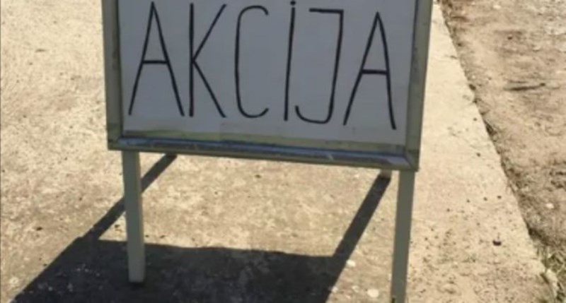 Reklama pred jednim seoskim dućanom nasmijala je cijelu regiju, odmah ćete vidjeti zašto