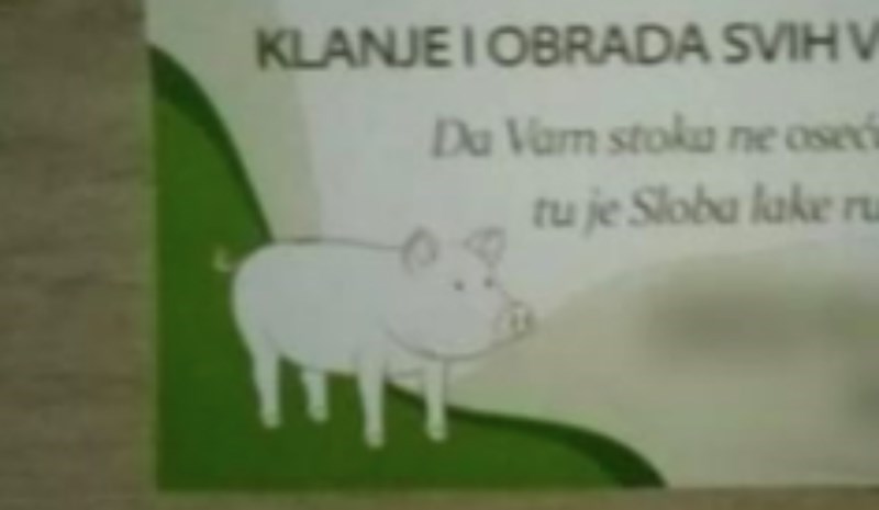 Vizitka tipa koji se bavi klanjem stoke nasmijala je cijeli Balkan, odmah ćete vidjeti zašto