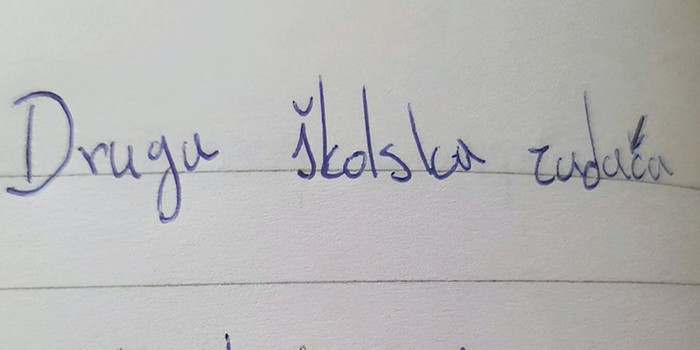 Učenik je u zadaćnici napravio grešku koja je do suza nasmijala učiteljicu, ali i ljude na Fejsu