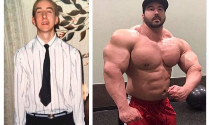 Bio je mršavi dječak pa počeo pretjerivati s teretanom i steroidima, transformacija je šokantna