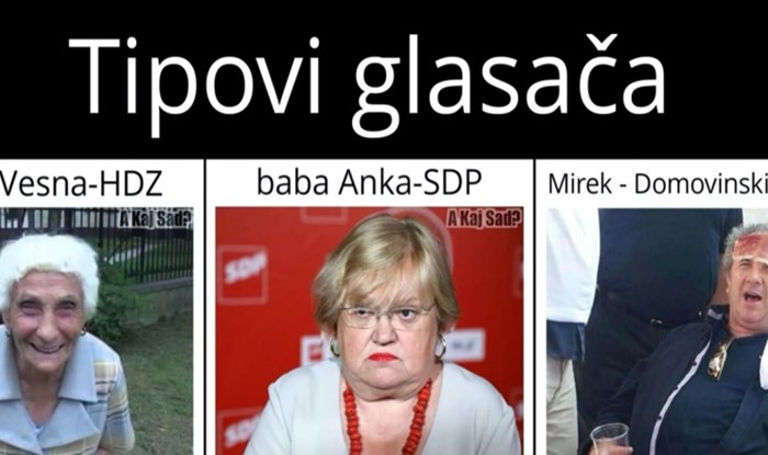 Fora o tipovima birača u Hrvatskoj oduševila je ljude na Fejsu, morate vidjeti ovaj apsolutni hit