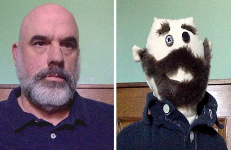 2. Napravio sam lutku koja će umjesto mene biti na Zoom sastancima