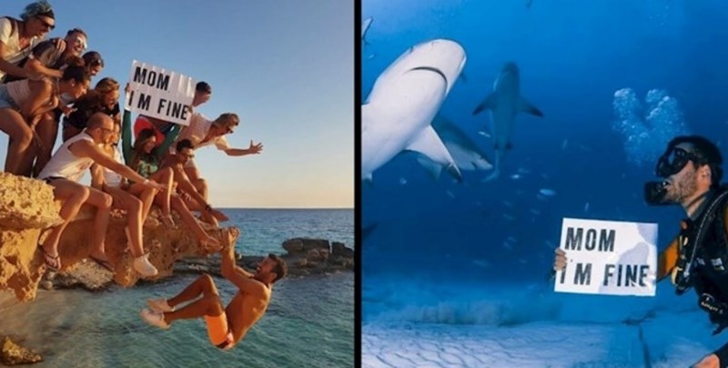 Tip je dao otkaz kako bi putovao svijetom, a urnebesnim fotkama uvjerava svoju mamu da je dobro