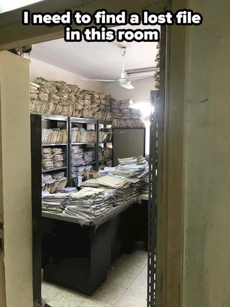 11. Moram pronaći dokument u ovoj sobi...