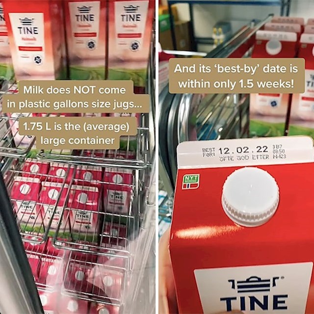 Mlijeko ne dolazi u bocama od 5 litara nego u manjim pakiranjima