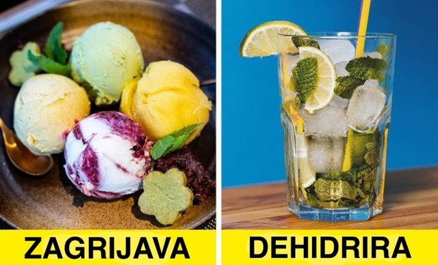 5. Nemojte jesti sladoled i piti gazirano