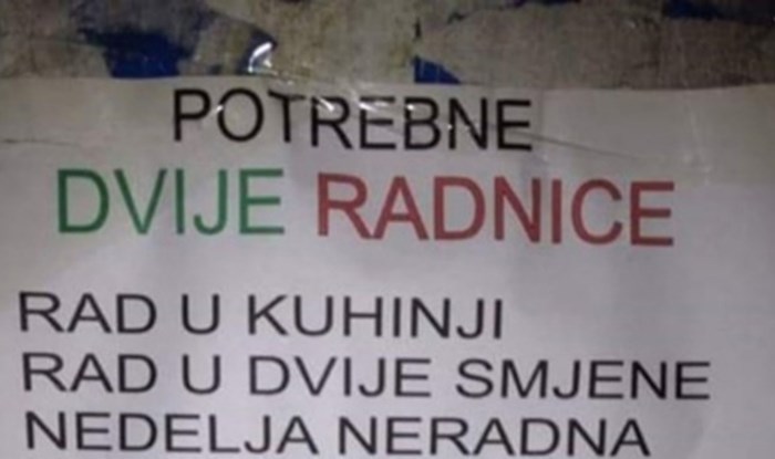 Vlasnik restorana u BiH traži radnice za kuhinju, iskreno je istaknuo kakve žene ne dolaze u obzir