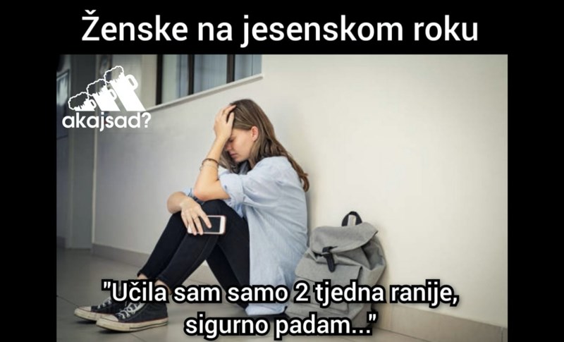 Fora o razlici između ženskih i muških studenata na jesenskom roku hit je na Fejsu, skroz je točna