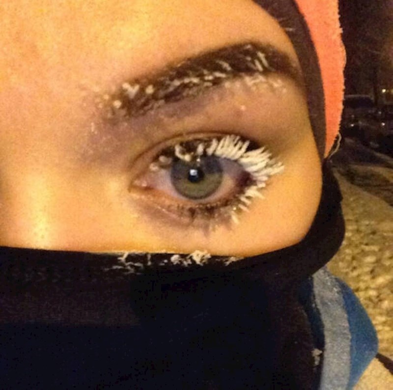 12. Trčala sam po minusu i trepavice su mi se zaledile