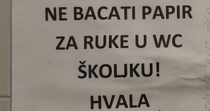 Fotka uputa iz jednog WC-a u Dalmaciji hit su na Fejsu, kad vidite što piše bit će vam jasno zašto