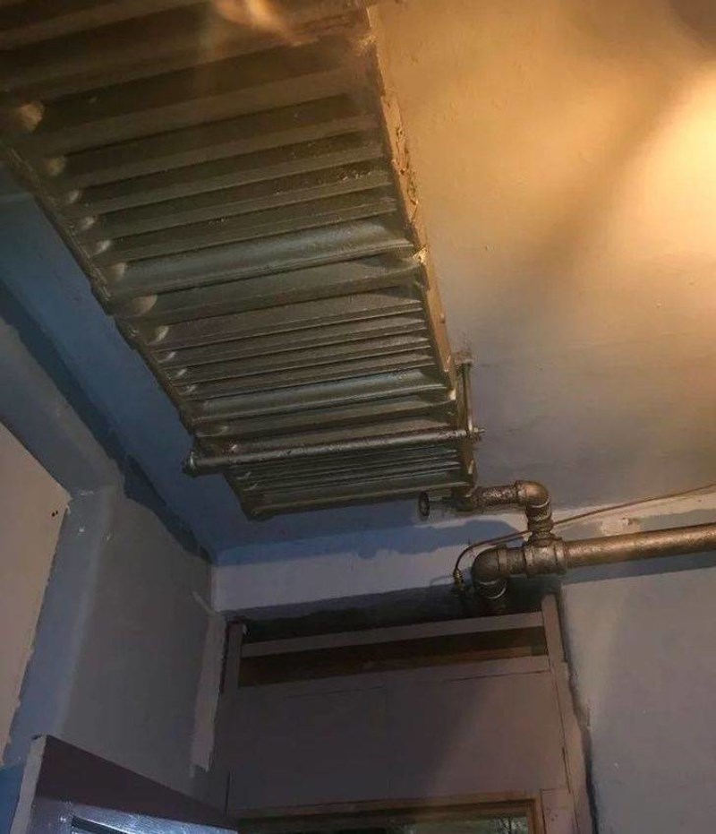 1. Radijatori su nekad bili na stropovima