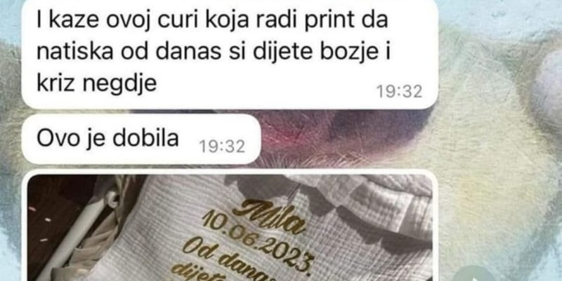Cijela regija smije se propalom poklonu za krštenje jedne djevojčice, ovo je teški hit