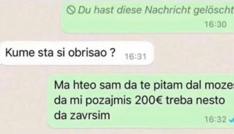 Cijeli Balkan smije se urnebesnoj prepisci dvojice kumova, morate vidjeti ovaj hit