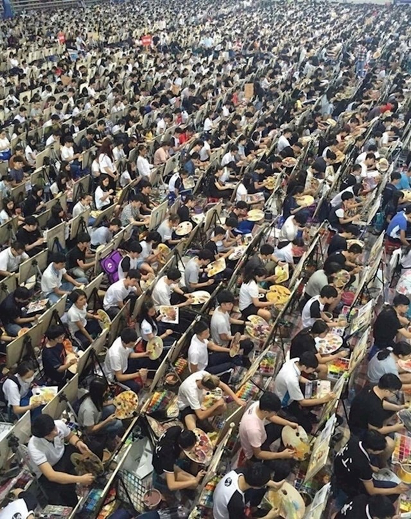 5. Svugdje je gužva.