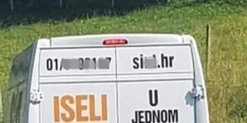 Natpis na kombiju tvrtke za selidbe nasmijao je cijelu Hrvatsku, odmah ćete vidjeti zašto