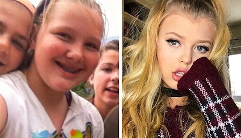 3. "Lijevo sam ja kad sam imala 13 godina, a desno današnje 13-godišnjakinje."