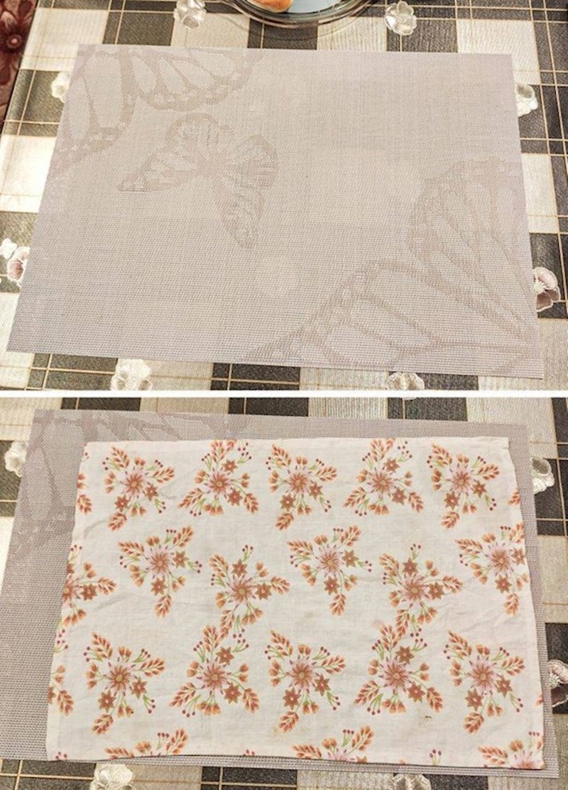 4. Kupila sam baki podmetače. Sljedeći put kad sam došla kod nje zatekla sam ih ovako. Rekla je da su prelijepi, pa je napravila svoje da ih ne zmaže.