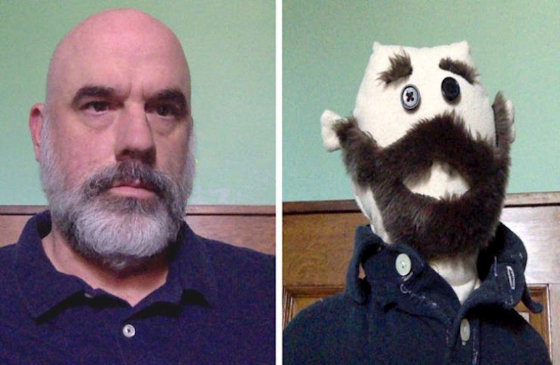 2. Napravio sam lutku koja će umjesto mene biti na Zoom sastancima