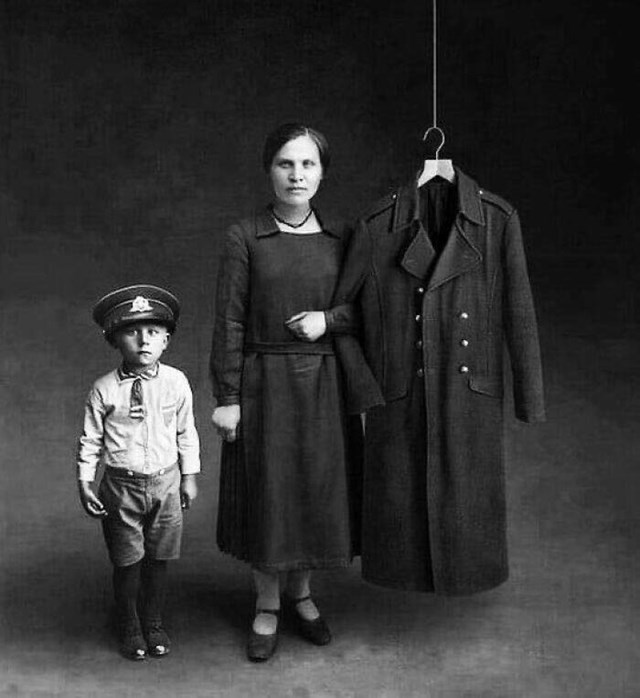 7. "Nevidljivi tata, rezultat rata" Evaldasa Ivanauskasa 1926.