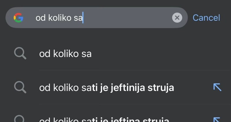 Netko je pokazao jedno od pitanja koje Hrvati ovih dana najčešće postavljaju Googleu, urnebesno je
