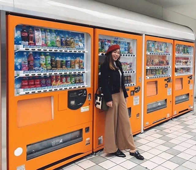 16. U Japanu možete pronaći automate za sve - voće, povrće, jaja, sireve, kućanske i higijenske potrepštine, alate, parfeme...