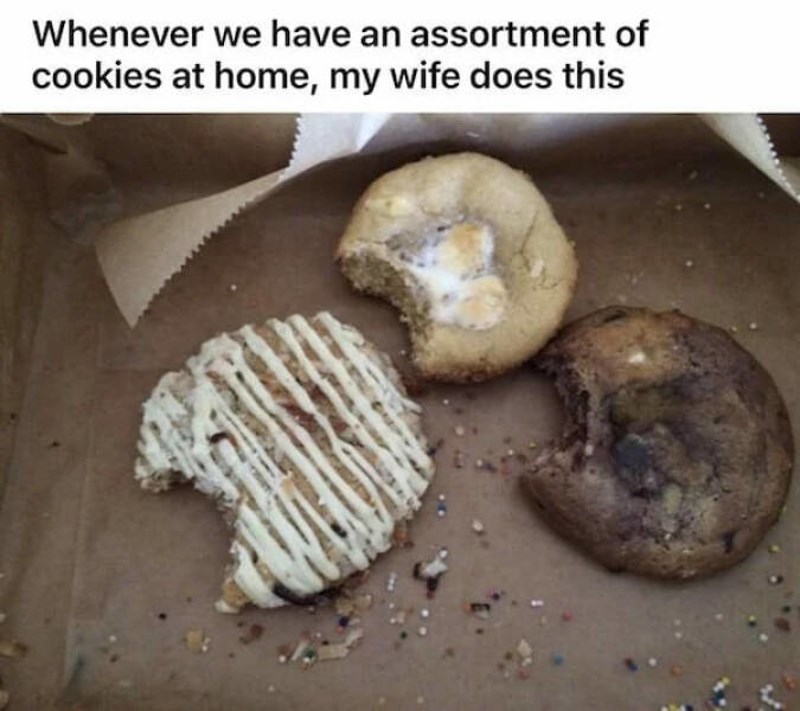 7. Kad god u kući imamo nekoliko vrsta keksića, moja žena napravi ovo