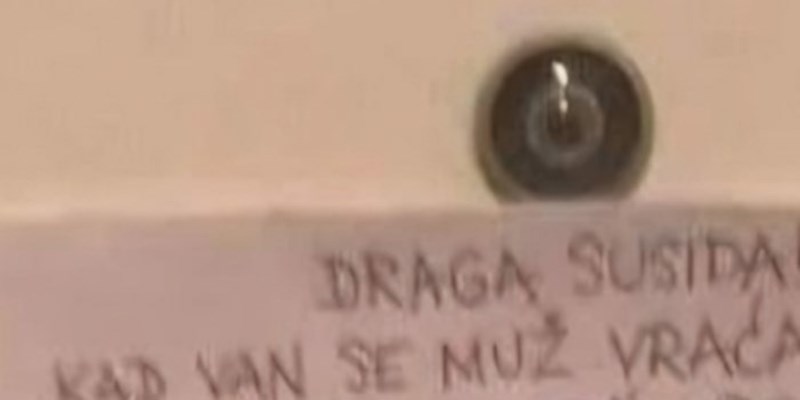 Stanari zgrade u Splitu ostavili su poruku za glasnu susjedu, ovo je kao iz meksičkih sapunica