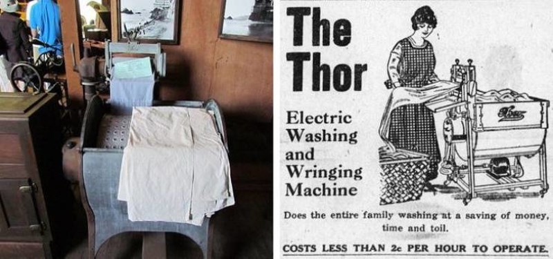 11. Prva električna perilica rublja