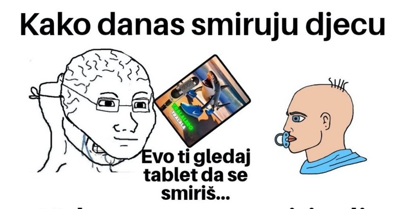 Fora o razlici u smirivanju djece nekad i danas nasmijala je tisuće na Fejsu, totalno je pogođena