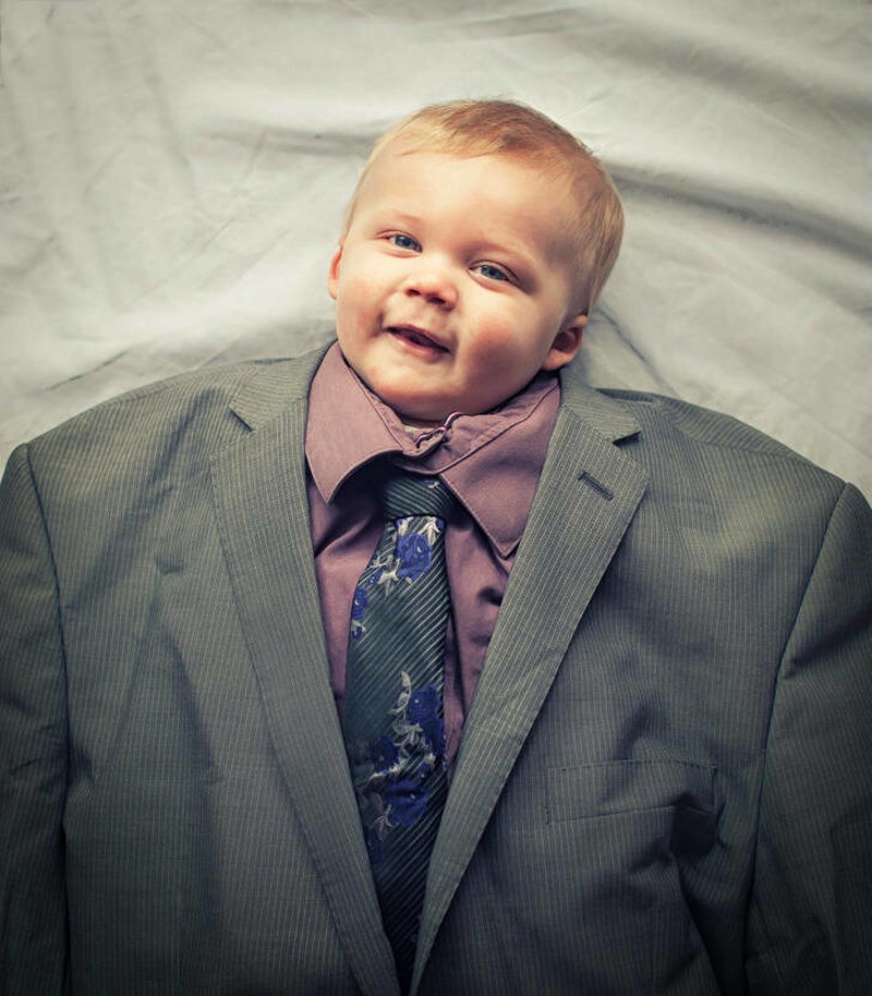 10. Tata ga je pretvorio u malog gospodina