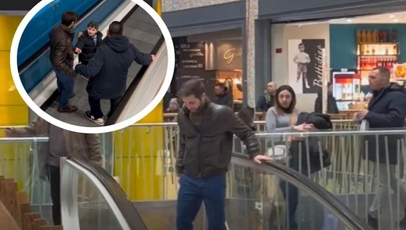 Tip se pretvarao da se boji pokretnih stepenica da vidi reakcije ljudi, kraj snimke je baš dirljiv