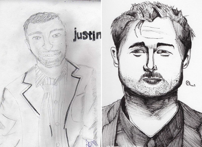 5. Justin Timberlake i Brad Pitt