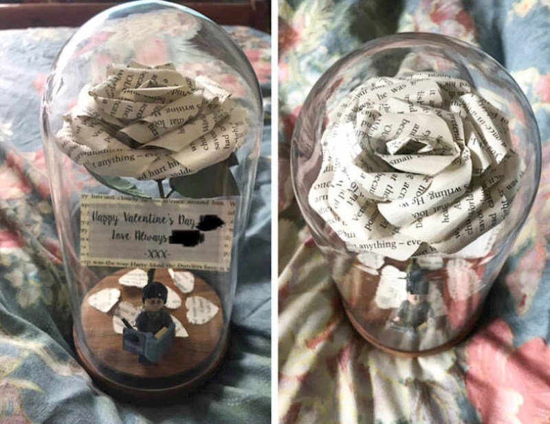 1. Nekoliko dana prije Valentinova suprug i ja imali smo ozbiljnu svađu. Ipak, oduševio me isprikom i ovim poklonom - koji je spoj mojeg omiljenog crtića Ljepotica i zvijer i filmova o Harryju Potteru