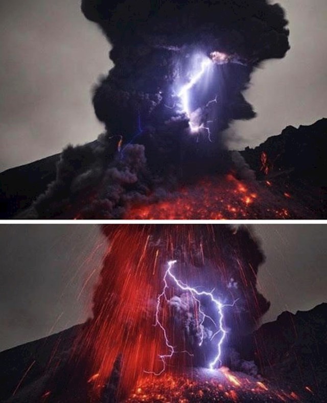 Rijetki fenomen vulkanskih munja zove se "prljava oluja" i izgleda stvarno fascinantno.