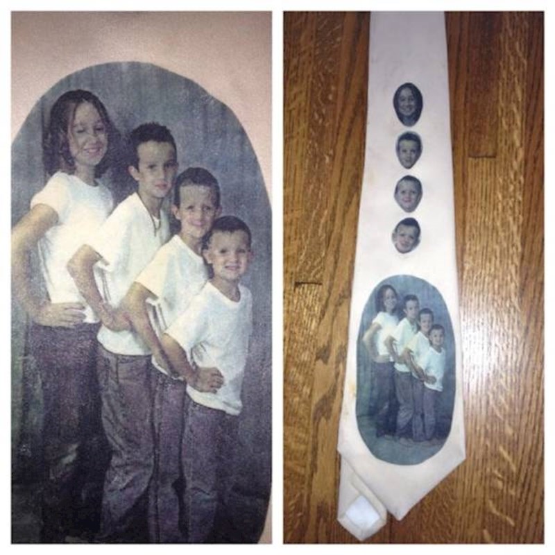 9. Kći mi je poklonila ovo. Morao sam glumiti oduševljenje i obećao da ću nositi kravatu za njezin rođendan, ali mislim da ću ju slučajno "izgubiti"😆