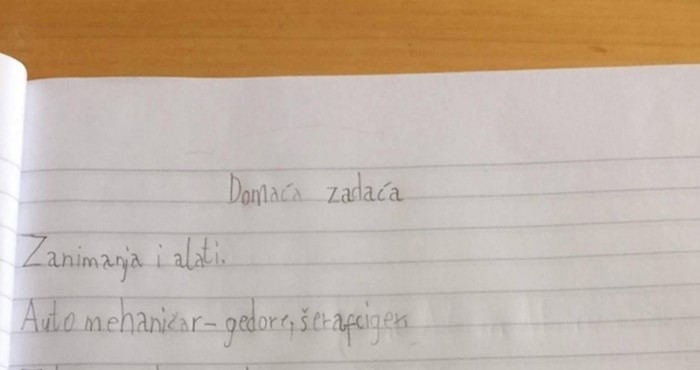 Učiteljica je morala nešto poručiti ocu ovog učenika nakon što mu je pregledala zadaću, fotka je hit