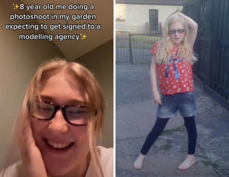 8-godišnja ja koja je samo čekala poziv modeling agencije nakon ovog šutinga u vrtu