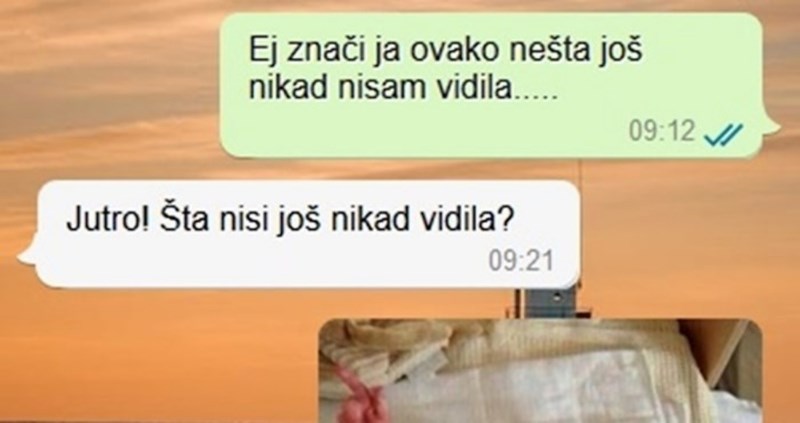 Muž je prasnuo u smijeh kad je otvorio fotku koju mu je poslala žena, hit je u cijeloj regiji