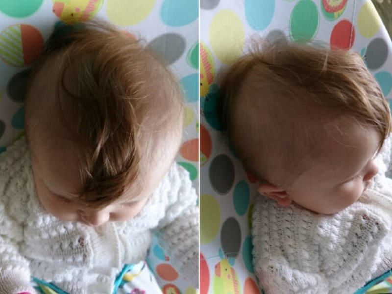 9. Beba s prirodnom irokezom