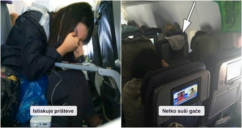 17 izrazito neugodnih situacija koje su ljudi doživjeli tijekom putovanja avionom